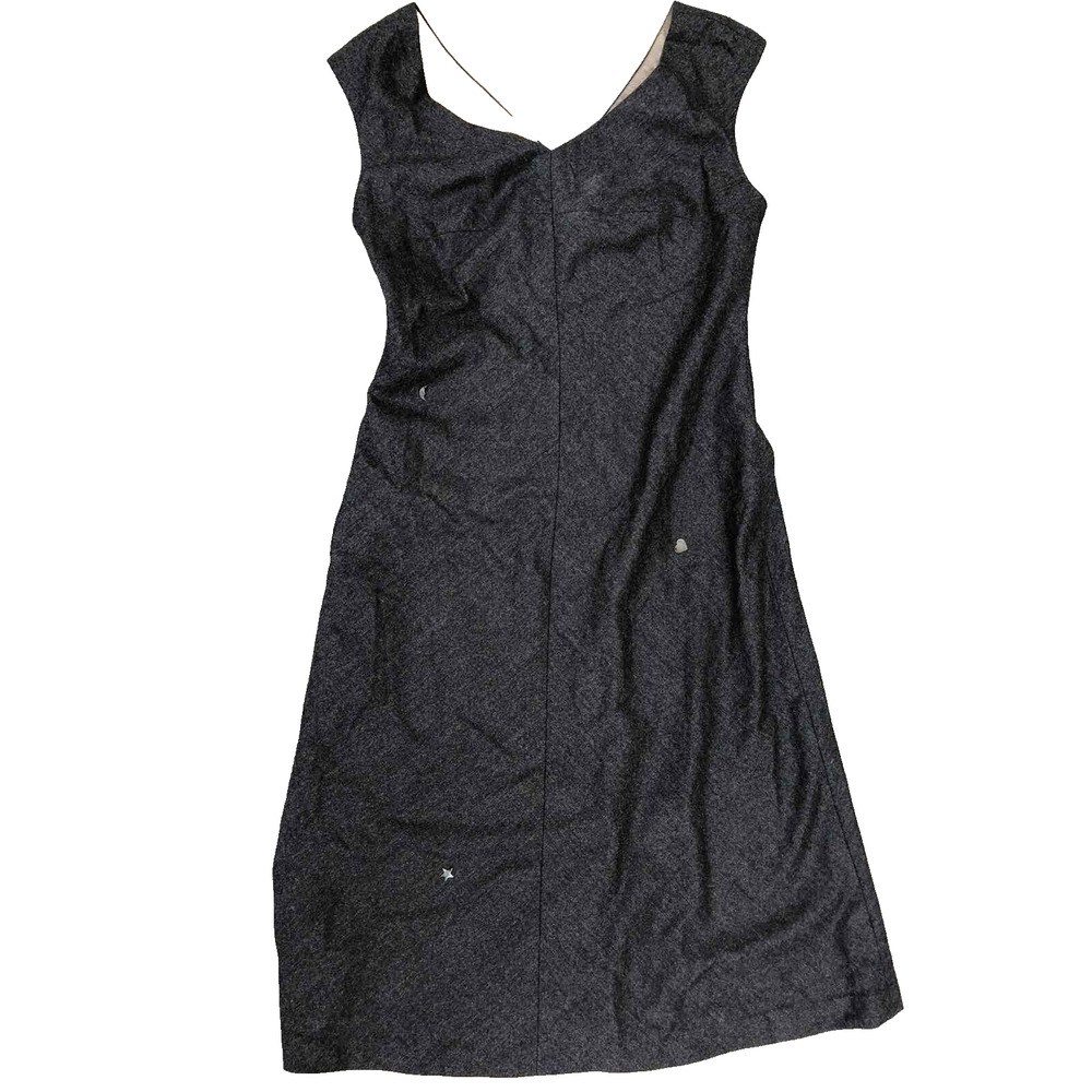Christopher Totman classic office wool work‎ to wear sleeveless dress S A000264